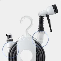 Bộ Vòi Tưới Cây 10m Takagi R110CG - Thiết Kế Nhỏ Gọn Tiện Dụng Cho Khu Vườn, 7 Chế Độ Phun Nước, Ống Dây Chất Lượng Cao