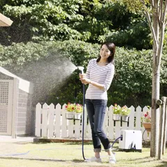 Bộ vòi tưới cây 20m Takagi Boxy Twister RC220TNB - Thiết bị tưới đa năng 4 chế độ phun hiệu quả cho làm vườn và cây cảnh