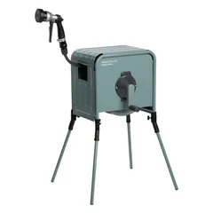 Bộ vòi tưới cây rút gọn Takagi RFC320GY 20m - Thiết kế thông minh với 4 chế độ phun và dây thu gọn tiện lợi cho khu vườn của bạn