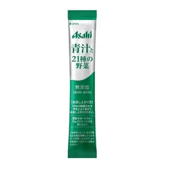Bột rau củ Asahi Aojiru Green Juice - Hỗ Trợ Tiêu Hóa Từ 21 Loại Rau Củ, Giàu Chất Xơ & Vitamin - Hộp 40 Gói Tiện Dụng