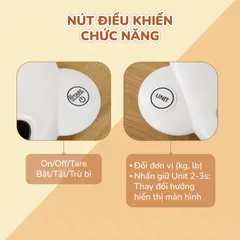 Cân Điện Tử Moaz BéBé MB-084 Cho Bé - Cảm Biến Chính Xác, Thiết Kế Ngộ Nghĩnh - Theo Dõi Cân Nặng và Chiều Cao Từ Sơ Sinh Đến Người Lớn