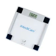Cân Sức Khỏe Điện Tử iMediCare IB-303 - Thiết Kế Gọn Nhẹ, Màn Hình LCD Rõ Ràng, Cảm Biến Chính Xác, Theo Dõi Cân Nặng Tối Đa 150kg