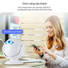 Chuông Báo Động Chống Trộm Hồng Ngoại CTFAST 01 - Thiết Bị An Ninh Với 35 Nhạc Chuông và Cảm Biến Thông Minh