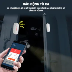 Chuông Báo Động Chống Trộm Wifi CTFAST AW301 - Thiết Bị An Ninh Thông Minh Hẹn Giờ 100DB, Điều Khiển Qua Ứng Dụng Di Động