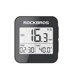 Đồng hồ đo tốc độ xe đạp không dây Rockbros G1 IPX6 với GPS - 25 tính năng cho người đạp xe chuyên nghiệp - Quà tặng thể thao lý tưởng
