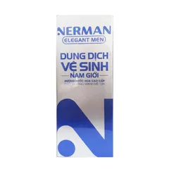 Dung dịch vệ sinh nam Nerman Elegant Men hương Sanda Perfume 100ml - Gel vệ sinh cho nam giới, mát lạnh, hương nồng quyến rũ.