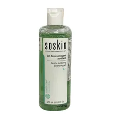Gel Rửa Mặt Soskin Gentle Purifying Cleansing Gel 250ml - Làm Sạch Sâu, Giảm Dầu Nhờn, Ngăn Ngừa Mụn Cho Da Dầu, Da Mụn