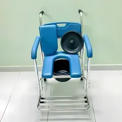 Ghế bô vệ sinh có bánh xe Lucass X-62 - Thiết kế tiện lợi, khung thép không gỉ, đệm êm ái, dễ di chuyển và vệ sinh - Giải pháp hoàn hảo cho mọi nhà