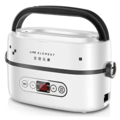 Hộp cơm điện hẹn giờ Life Element F27 - Nấu cơm, hấp, luộc, hâm nóng nhanh chỉ mất 10-15 phút, phù hợp cho văn phòng và du lịch.