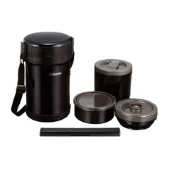 Hộp Cơm Giữ Nhiệt Zojirushi XE20-AD - 3 Ngăn Cao Cấp Cho Văn Phòng Và Picnic, Chất Liệu Nhựa An Toàn, Giữ Nóng 6 Giờ