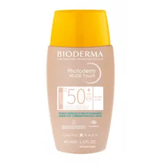 Kem Chống Nắng Bioderma Photoderm Nude Touch SPF50+ - Bảo Vệ Da Nhạy Cảm, Kiềm Dầu, Che Khuyết Điểm, Dung Tích 40ml