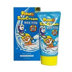 Kem Chống Nắng Pororo Sun Cream SPF 50+ PA+++ Cho Bé - Bảo Vệ Da Khỏi Tia UV, Chống Thấm Nước, Thiết Kế Đáng Yêu