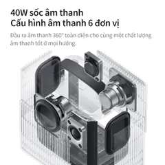 Loa Bluetooth Cắm Trại Ngoài Trời Xiaomi Camp 40W Harman - Chống Nước, Âm Thanh Chuyên Nghiệp, Thời Gian Phát 14 Giờ