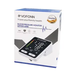 Máy đo huyết áp bắp tay điện tử Vofonn AXD-806 - Công nghệ đo dao động, chính xác, lưu 90 lần đo cho 2 người dùng, màn hình LED lớn.