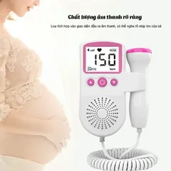 Máy Đo Nhịp Tim Thai Cá Nhân Doppler DN50 - Nghe Tim Thai Từ Tuần Thứ 16, Thiết Bị Chăm Sóc Sức Khỏe Hiện Đại