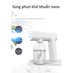 Máy Phun Khử Trùng Nano Cầm Tay CTFAST-05 - Thiết Bị Khử Khuẩn Gia Đình Không Dây Với Ánh Sáng Xanh, An Toàn Và Hiệu Quả