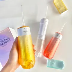 Máy Tăm Nước Cầm Tay Maxcare UltraSonic Max456P - Công Nghệ Phun Tia Nước, Chống Nước IPX7, Dung Tích 160ml, Sạch Răng Hiệu Quả