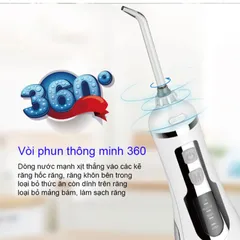 Máy Tăm Nước Cầm Tay Waterpulse V500 - 4 Đầu Vòi, Công Nghệ Áp Lực Cao, Chăm Sóc Răng Miệng Hiệu Quả, Dễ Dàng Mang Theo