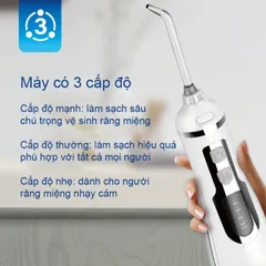 Máy Tăm Nước Cầm Tay Waterpulse V500 - 4 Đầu Vòi, Công Nghệ Áp Lực Cao, Chăm Sóc Răng Miệng Hiệu Quả, Dễ Dàng Mang Theo