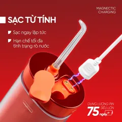 Máy Tăm Nước Mini 3 Chế Độ Làm Sạch Lazychef 3s - Công Nghệ Sóng Siêu Âm, Thiết Kế Siêu Gọn, Sạch Sâu 360 Độ, Dễ Dàng Sử Dụng
