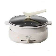 Nồi lẩu điện đa năng tháo rời Bear DHG-C40T1 - Dung tích 4L, công suất 1500W, thiết kế hiện đại, chống dính, tiện lợi cho gia đình