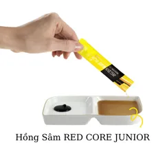 Nước Hồng Sâm Trẻ Em Red Core Junior Hàn Quốc - Tăng Cường Sức Khỏe và Trí Não cho Trẻ Từ 12 Tuổi, Hộp 60 Gói