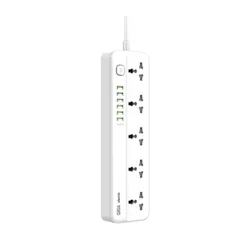 Ổ Cắm Điện Giga Electric GS-C5614 - 5 Cổng Tiêu Chuẩn & 6 Cổng USB Sạc Nhanh - Thiết Bị Gia Đình Thông Minh An Toàn Cho Trẻ Em