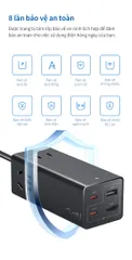 Ổ Cắm Sạc Nhanh Xiaomi Youpin 67W Desktop Pro - Đa Chức Năng 7 Cổng Kết Nối Với Sạc Nhanh và HDMI, Phù Hợp Mọi Thiết Bị