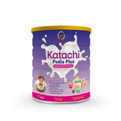 Sữa Katachi Pedia Plus cho trẻ biếng ăn từ 1-10 tuổi - Hỗ trợ tăng cân, cải thiện tiêu hóa, hương vani thơm ngon cho bé khỏe mạnh
