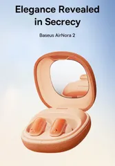 Tai Nghe Bluetooth Baseus AirNora 2 - Tai Nghe Không Dây Chống Ồn ANC, Âm Thanh Chất Lượng Cao, Thiết Kế Hiện Đại, Sạc Nhanh