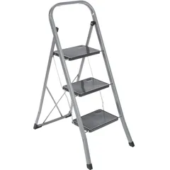 Thang 3 Bậc Gấp Gọn Klapptritt Axentia Tải Trọng 150kg - Thang An Toàn Tiện Dụng Cho Sửa Chữa Và Vệ Sinh Nhà Cửa
