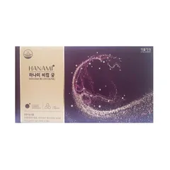 Viên Uống Hỗ Trợ Tiết Tố Nữ LG Hanami Bcom Gung - Làm Đẹp Da & Cân Bằng Nội Tiết Tố - Hộp 3 Lọ 84 Viên Hàn Quốc