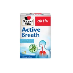 Viên uống hỗ trợ bổ phổi Doppelherz Active Breath 30 viên - Bảo vệ và nuôi dưỡng phổi khỏe mạnh với chiết xuất tự nhiên và vitamin.