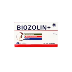 Viên Uống Làm Đẹp Da Biozolin+ - Hỗ Trợ Sáng Da, Chống Oxy Hóa, Hạn Chế Lão Hóa Cho Nữ Giới, Hộp 30 Viên