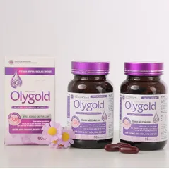 Viên uống hỗ trợ nội tiết tố nữ Olygold - Cân bằng hormone, giảm khô hạn và rối loạn kinh nguyệt cho phụ nữ trên 30 tuổi