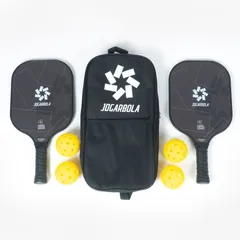 Bộ 2 Vợt Pickleball Jogarbola P-602B - Chất liệu Carbon Cao Cấp Kèm 4 Bóng và Túi Đựng - Độ Bền và Khả Năng Kiểm Soát Tối Ưu