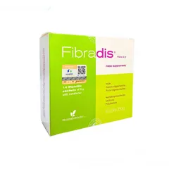 Bột uống Fibradis bổ sung chất xơ cho trẻ em từ 1 tuổi, hỗ trợ tiêu hóa, ngừa táo bón, công thức hòa tan dễ hấp thu, gói tiện lợi 14 gói x 3g