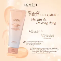 Gel Tẩy Tế Bào Chết Sáng Da Lomere Prime Truffle Cell Repair Peeling - Dưỡng Ẩm, Làm Sạch Lỗ Chân Lông - Phù Hợp Mọi Loại Da 150ml