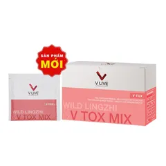 Gói Uống Hỗ Trợ Thải Độc VLive V Tox - Thực Phẩm Chức Năng Giúp Thanh Nhiệt, Cải Thiện Tiêu Hóa, Tăng Cường Sức Đề Kháng