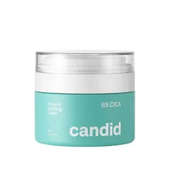 Kem Dưỡng Ẩm B5 Cica Candid Repair & Soothing Cream 50ml - Giải Pháp Dưỡng Ẩm Sâu, Phục Hồi Da Khô, Nhạy Cảm, Đảm Bảo 72 Giờ Ẩm Mịn