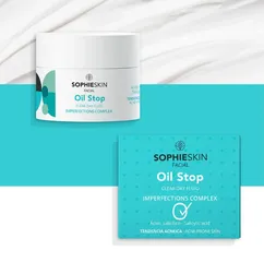 Kem Dưỡng Ẩm Sophieskin Oil Stop Clear Day Fluid - Kiểm Soát Nhờn, Ngăn Ngừa Mụn, Thẩm Thấu Nhanh, Dành Cho Da Dầu và Hỗn Hợp 50ml