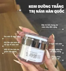 Kem Dưỡng Mờ Nám Sáng Da Dr.MH Mela M Plus Hàn Quốc 50ml - Hỗ Trợ Dưỡng Da, Cải Thiện Sắc Tố, Làm Mờ Vết Thâm Nám