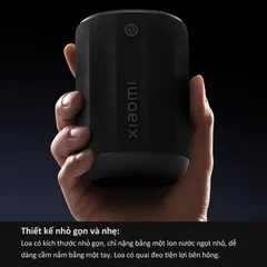 Loa Bluetooth Mini Xiaomi ASM01A IP67 Chống Nước - Âm Thanh 360 Độ, LED RGB, Pin 2000mAh Phát Nhạc 11 Giờ, Thiết Kế Gọn Nhẹ Dùng Ngoài Trời
