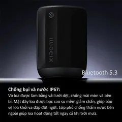 Loa Bluetooth Mini Xiaomi ASM01A IP67 Chống Nước - Âm Thanh 360 Độ, LED RGB, Pin 2000mAh Phát Nhạc 11 Giờ, Thiết Kế Gọn Nhẹ Dùng Ngoài Trời