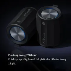 Loa Bluetooth Mini Xiaomi ASM01A IP67 Chống Nước - Âm Thanh 360 Độ, LED RGB, Pin 2000mAh Phát Nhạc 11 Giờ, Thiết Kế Gọn Nhẹ Dùng Ngoài Trời