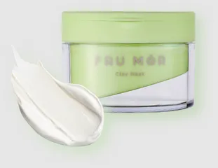 Mặt Nạ Đất Sét Fru Mor - Hỗ Trợ Giảm Nhờn, Mụn Đầu Đen Chiết Xuất Từ Thiên Nhiên Dưa Gang, Rau Má, Dành Cho Da Dầu, Mụn