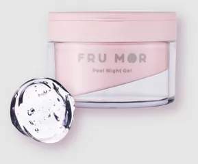 Mặt Nạ Gel Lột Ban Đêm Fru Mor Peel - Dưỡng Ẩm Da Tươi Sáng Với Chiết Xuất Đào & Lựu, Mặt Nạ Ngủ Thoải Mái