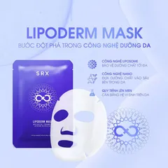 Mặt Nạ Tế Bào Gốc SRX Lipoderm - Dưỡng Ẩm, Làm Dịu Da Khô và Nhạy Cảm - 10 Miếng Chính Hãng