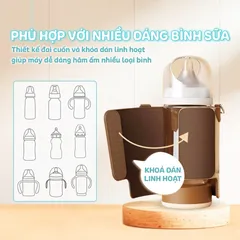 Máy Hâm Sữa Di Động Chibé Warm 3 CB021 - Thiết Kế Nhỏ Gọn, 5 Mức Nhiệt Độ, Pin 6000mAh, Tiện Lợi Cho Cha Mẹ