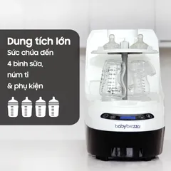 Máy Rửa Bình Sữa Tiệt Trùng Sấy Khô Baby Brezza Bottle Washer Pro - 6 Chế Độ Hoạt Động, Tiện Lợi Cho Mẹ, Tối Ưu Hóa Vệ Sinh Bình Sữa